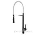 Black Flexible Pull Down Kitchen Sink Faucet